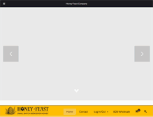 Tablet Screenshot of honeyfeast.com